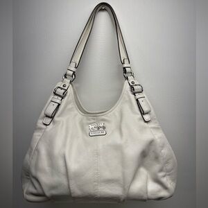 Coach White Shoulder Bag